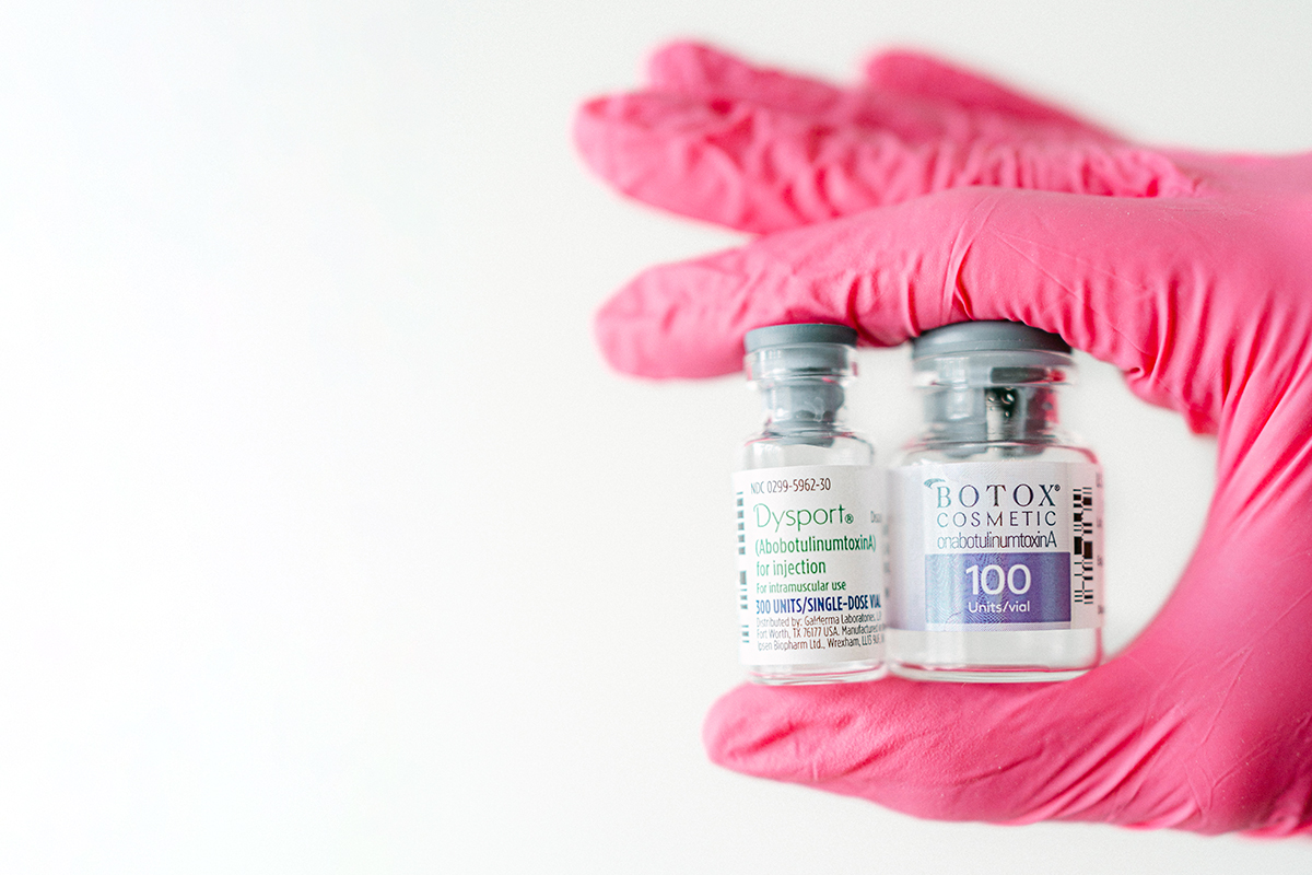 Bottles of neuromodulators in Shelby Township, Botox and Dysport